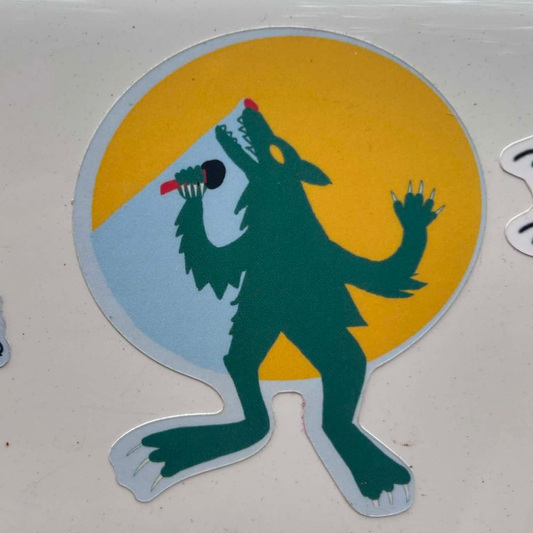 Singing Rougarou Sticker